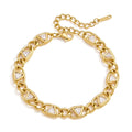 Facette – Schakelarmband met Kristallen