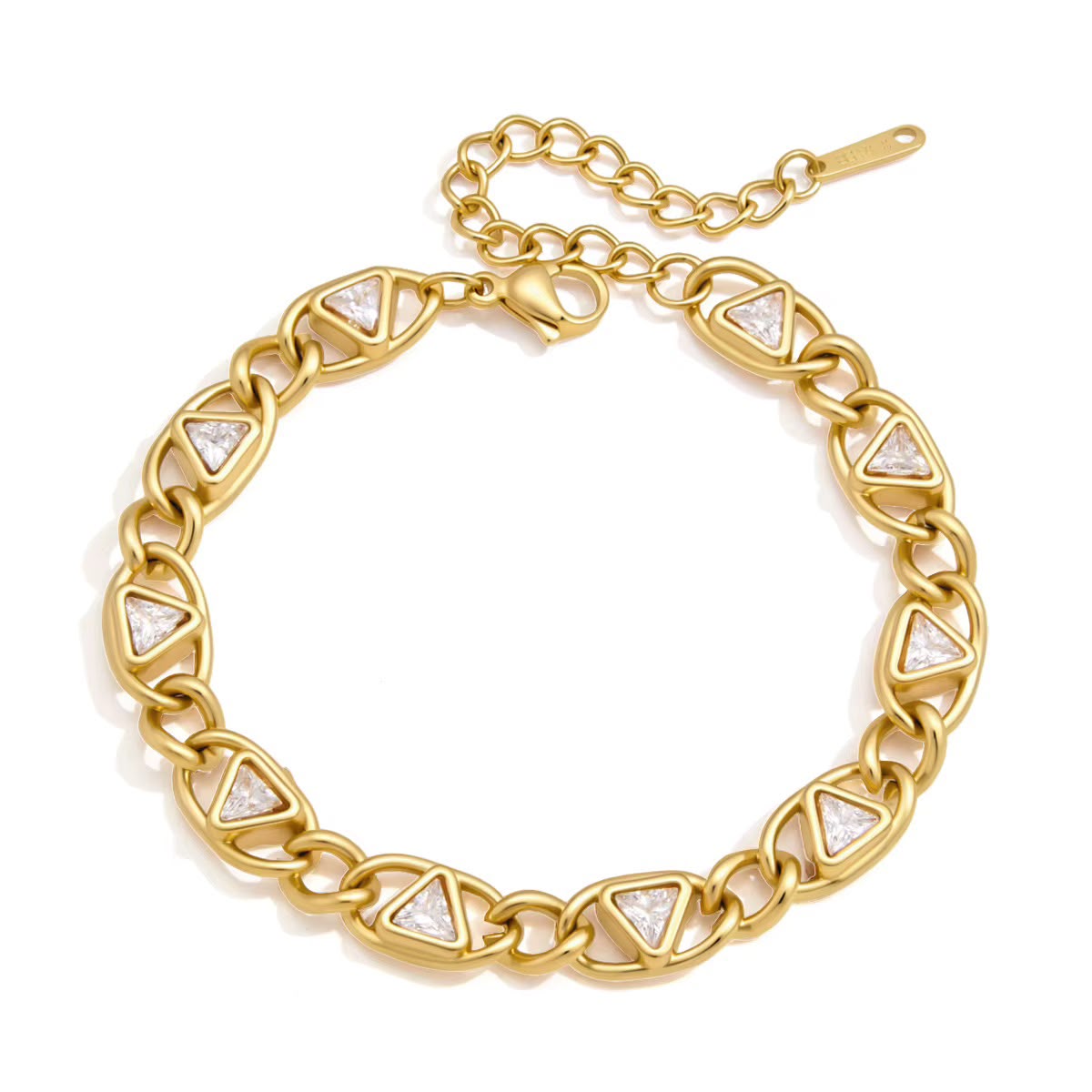 Facette – Schakelarmband met Kristallen